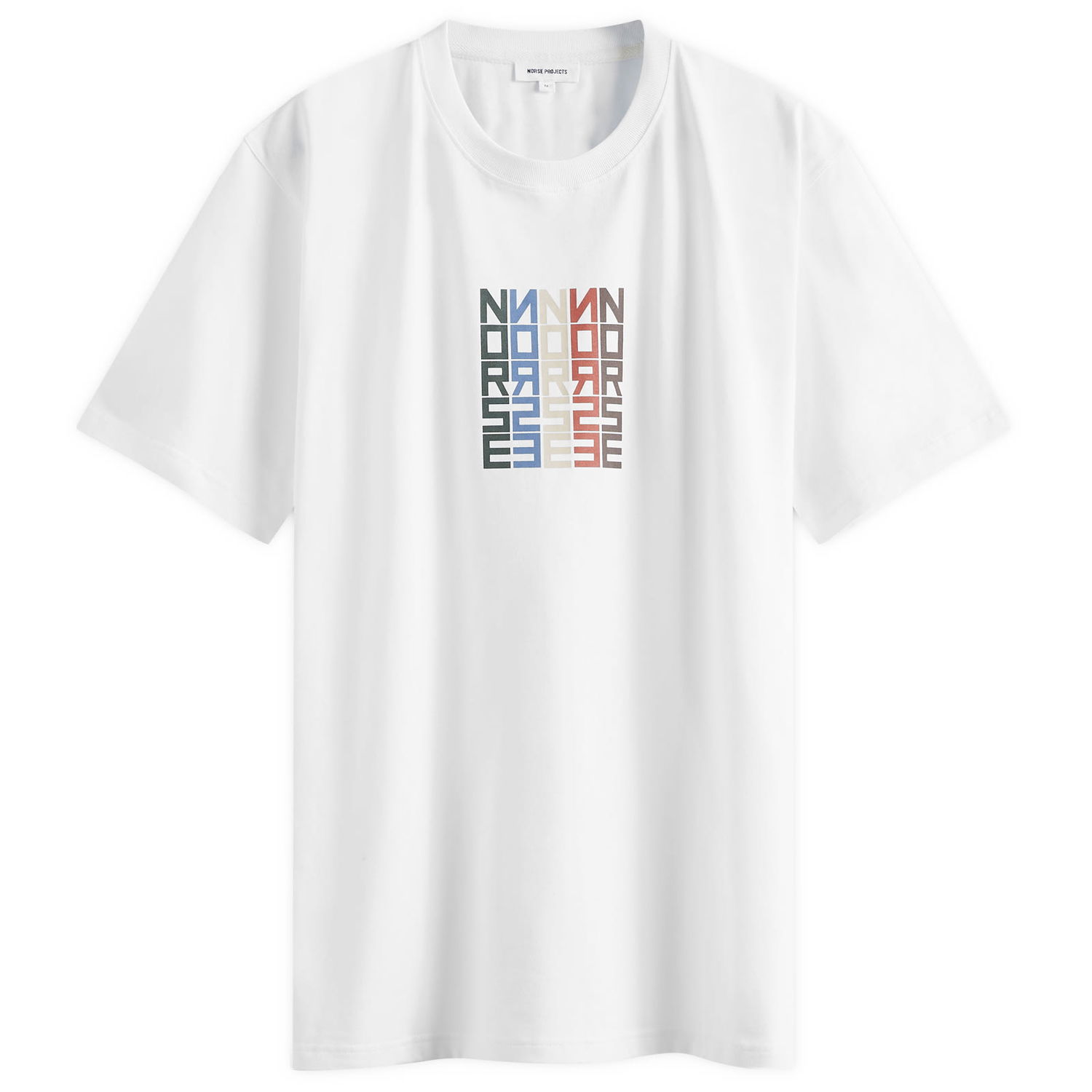 Tričko NORSE PROJECTS Johannes Organic Totem Biela | N01-0664-0001, 0