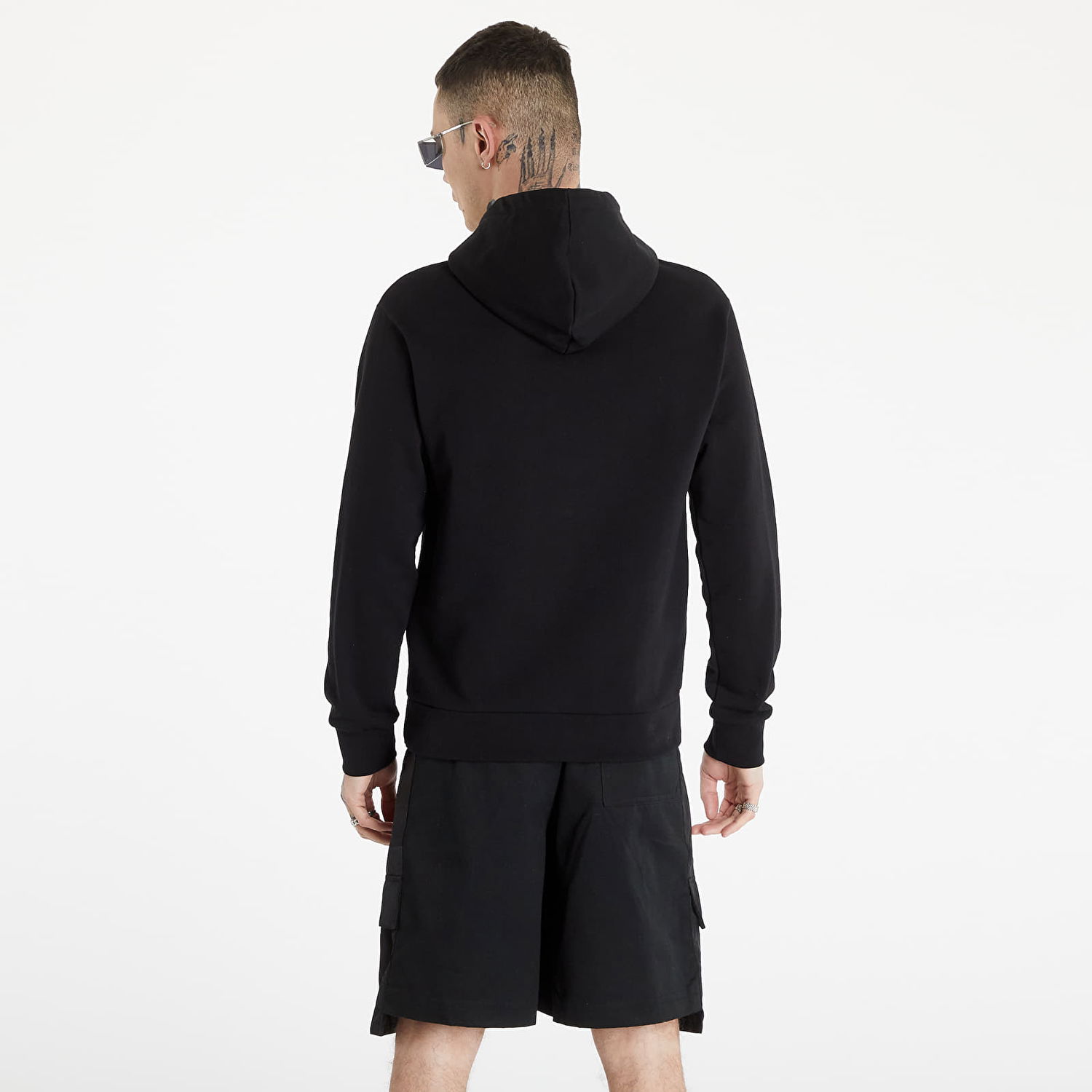 Mikina A.P.C. Larry Logo Hoodie Čierna | COEIP-H27622-LZZ, 1