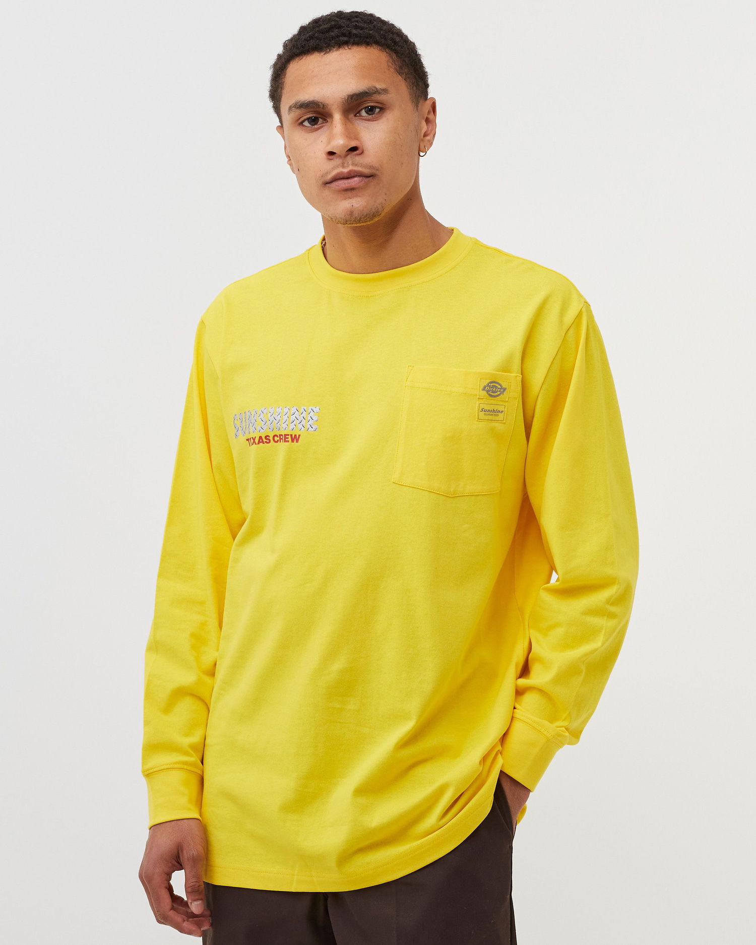 Tričko Dickies NYS TEXAS CREW Žltá | 196247049305, 1