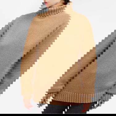 Sveter Helmut Lang Helmut Lang Funnel Neck Knit Sweater Hnedá | N10HW705-E05, 2