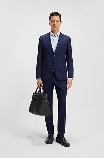 Košeľa BOSS Slim Fit Performance Stretch Shirt Modrá | 50545306, 1