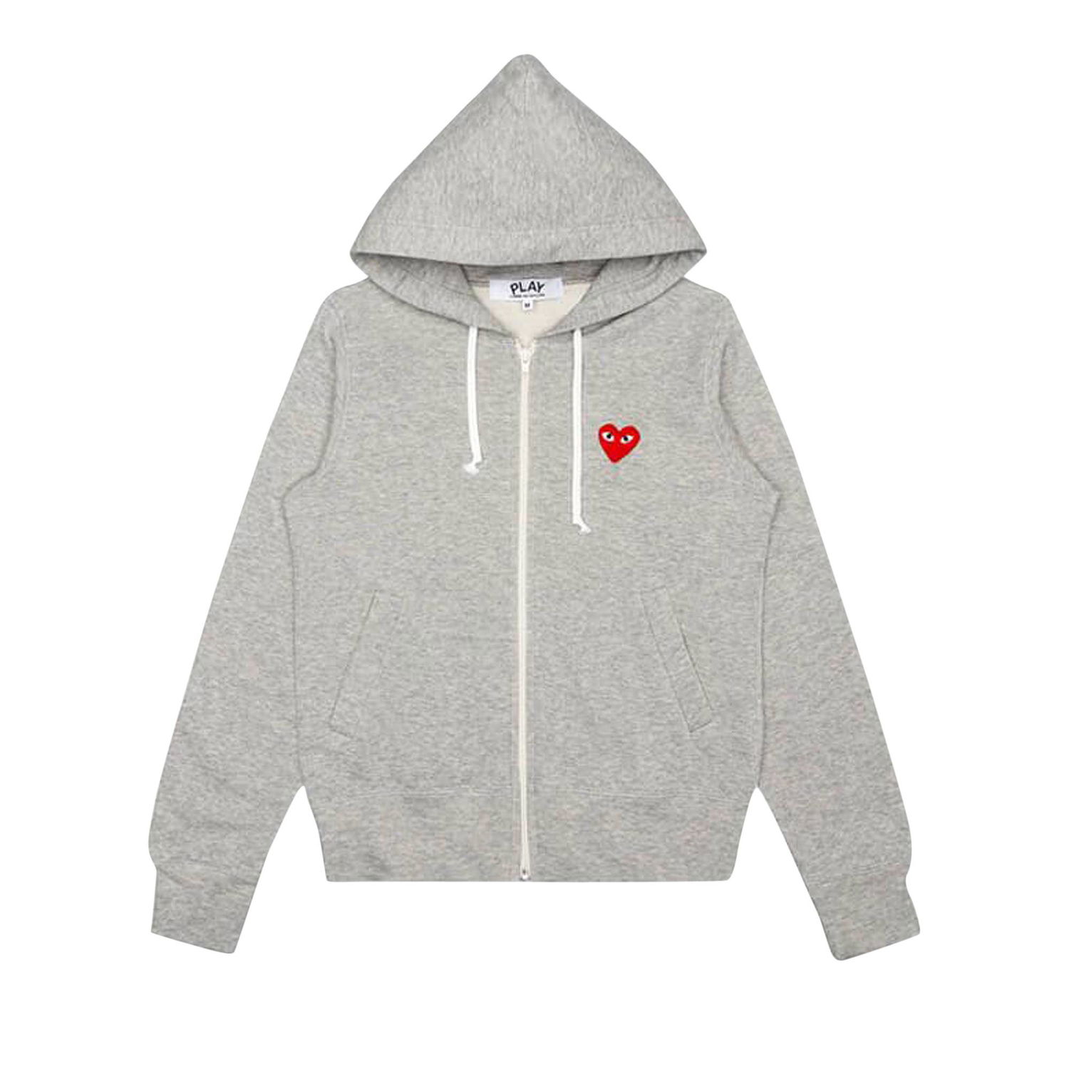 Mikina Comme des Garçons PLAY Zip Up Hoodie Šedá | AZ T167 051 1, 1