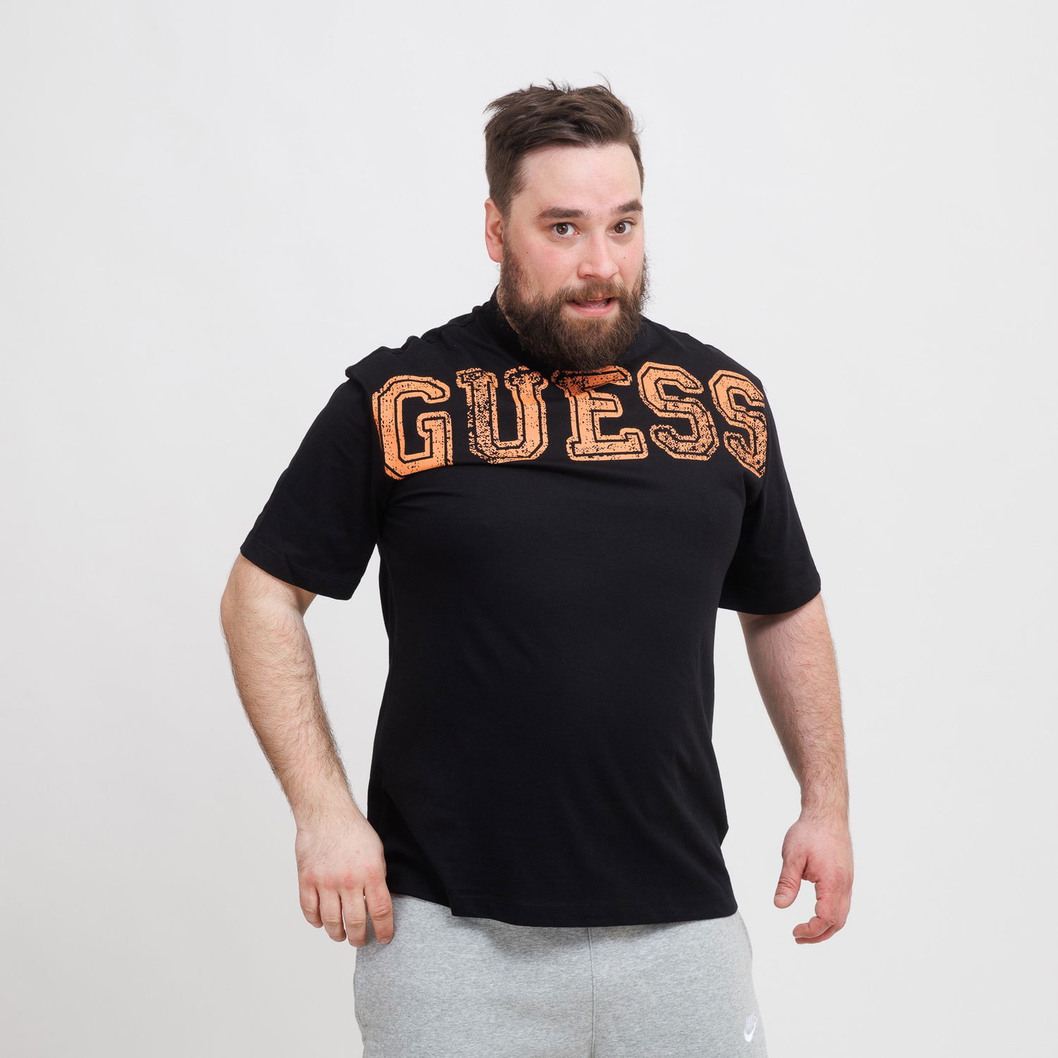 Tričko GUESS Guess Bugler T-Shirt Čierna | Z5GI15I3Z14-JBLK, 1