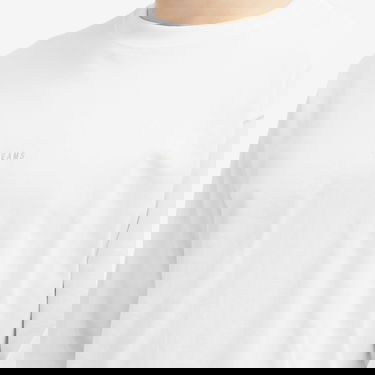 Tričko BEAMS Mini Logo Long Sleeve T-Shirt, Size Medium Biela | 1110-0213-458-01, 5