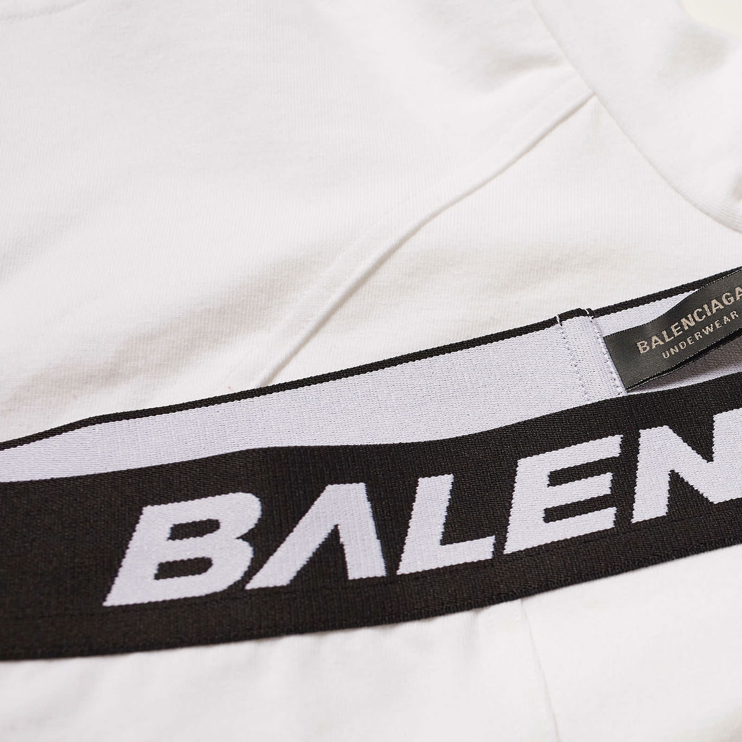 Boxerky Balenciaga Logo Boxer Briefs Biela | 766944-4B7B2-9060, 1