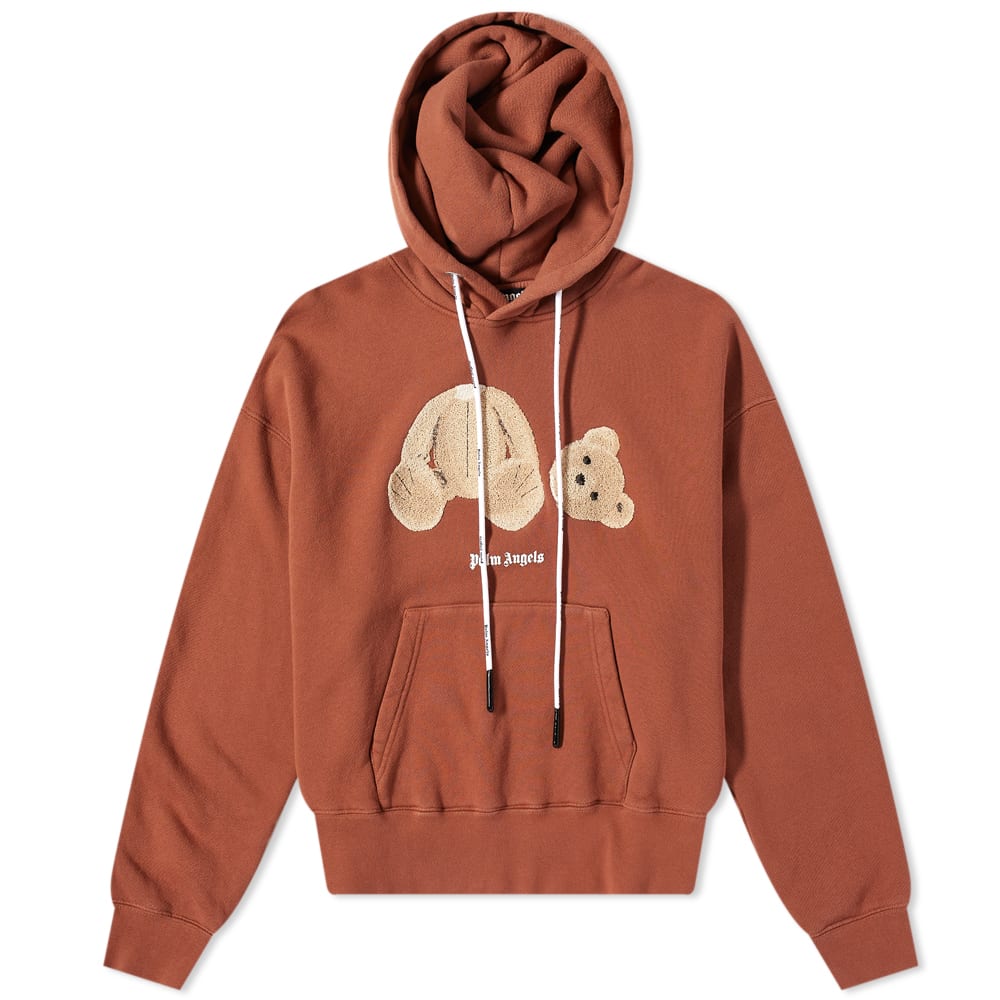 Mikina Palm Angels Kill The Bear Popover Hoody Hnedá | PMBB058S22FLE0146460, 0