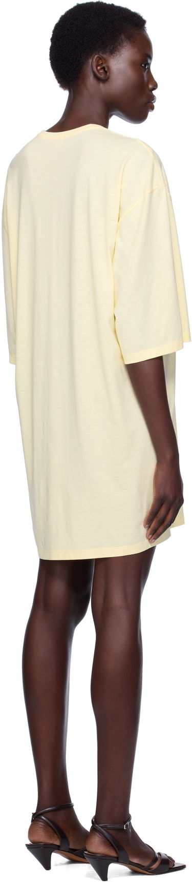 Šaty TOTEME TOTEME Relaxed Tee Minidress Žltá | 253-WRT0594-FB0419, 2