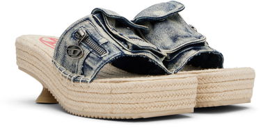 Šaty Diesel Diesel D-Ibiza Heeled Sandals Modrá | Y03568 P8100, 3