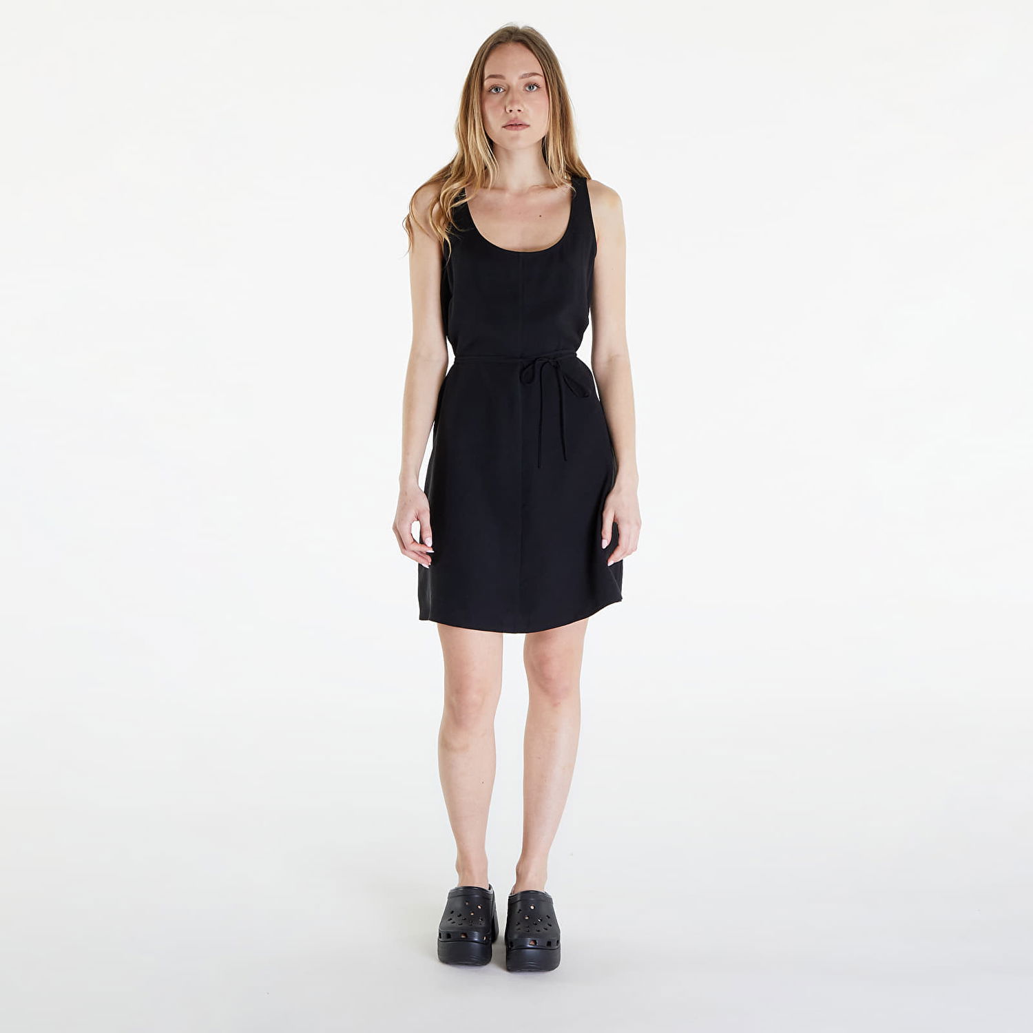 Šaty CALVIN KLEIN Jeans Tie Waisted Day Dress Black Čierna | J20J223320 BEH, 0