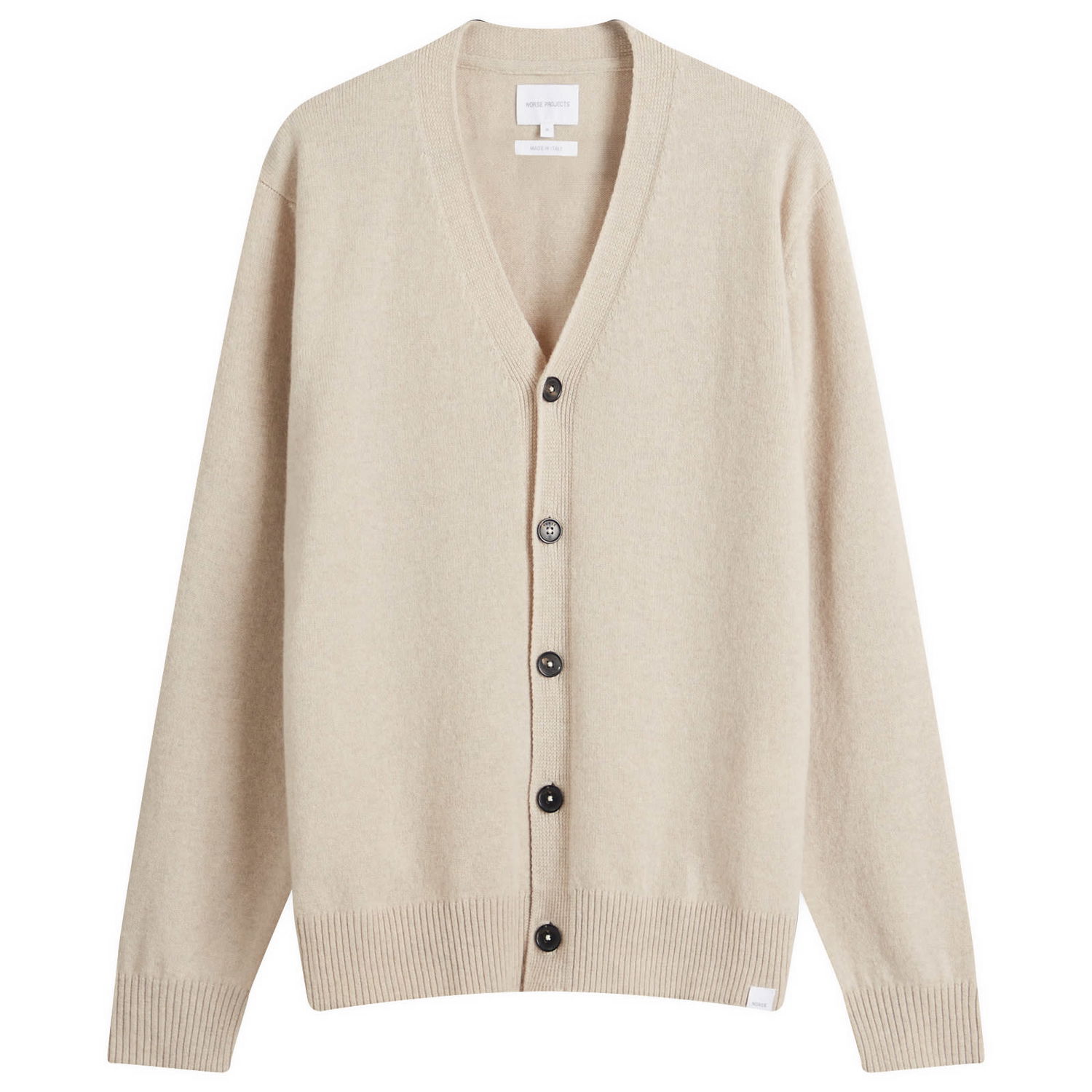 Sveter NORSE PROJECTS Lambswool Knit Cardigan Béžová | N45-0624-2064, 0