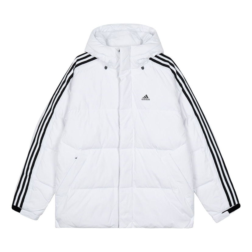 Prešívaná bunda adidas Originals 3-Stripes Puff Down Jacket Biela | IT8731