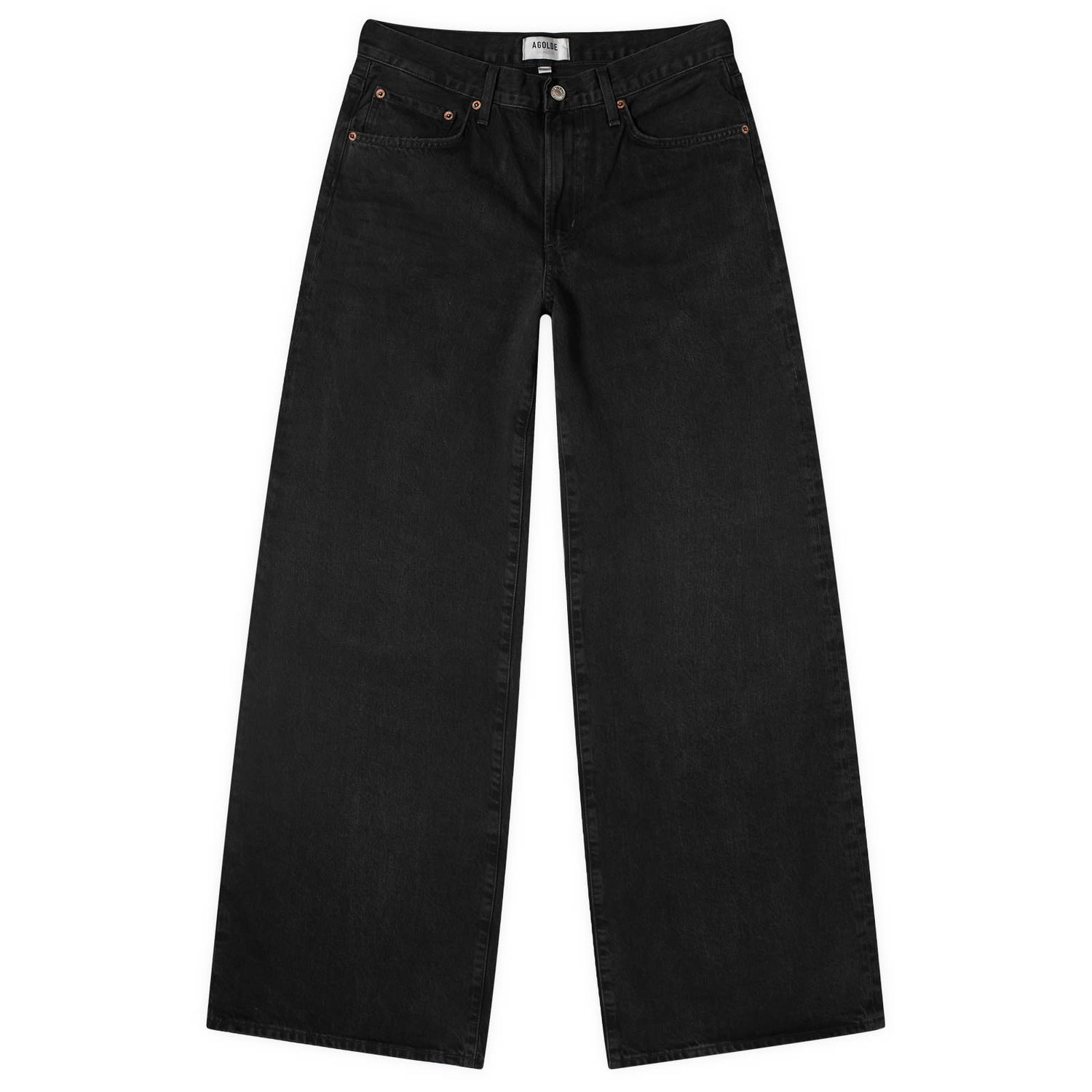 Džínsy AGOLDE Clara Jeans in Mascara Čierna | A9152-1157, 0