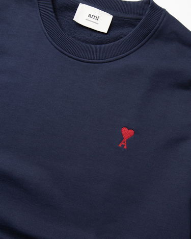 Sveter AMI AMI Paris Classic Ami De Coeur Sweatshirt Navy | BFUSW035.730-430, 1