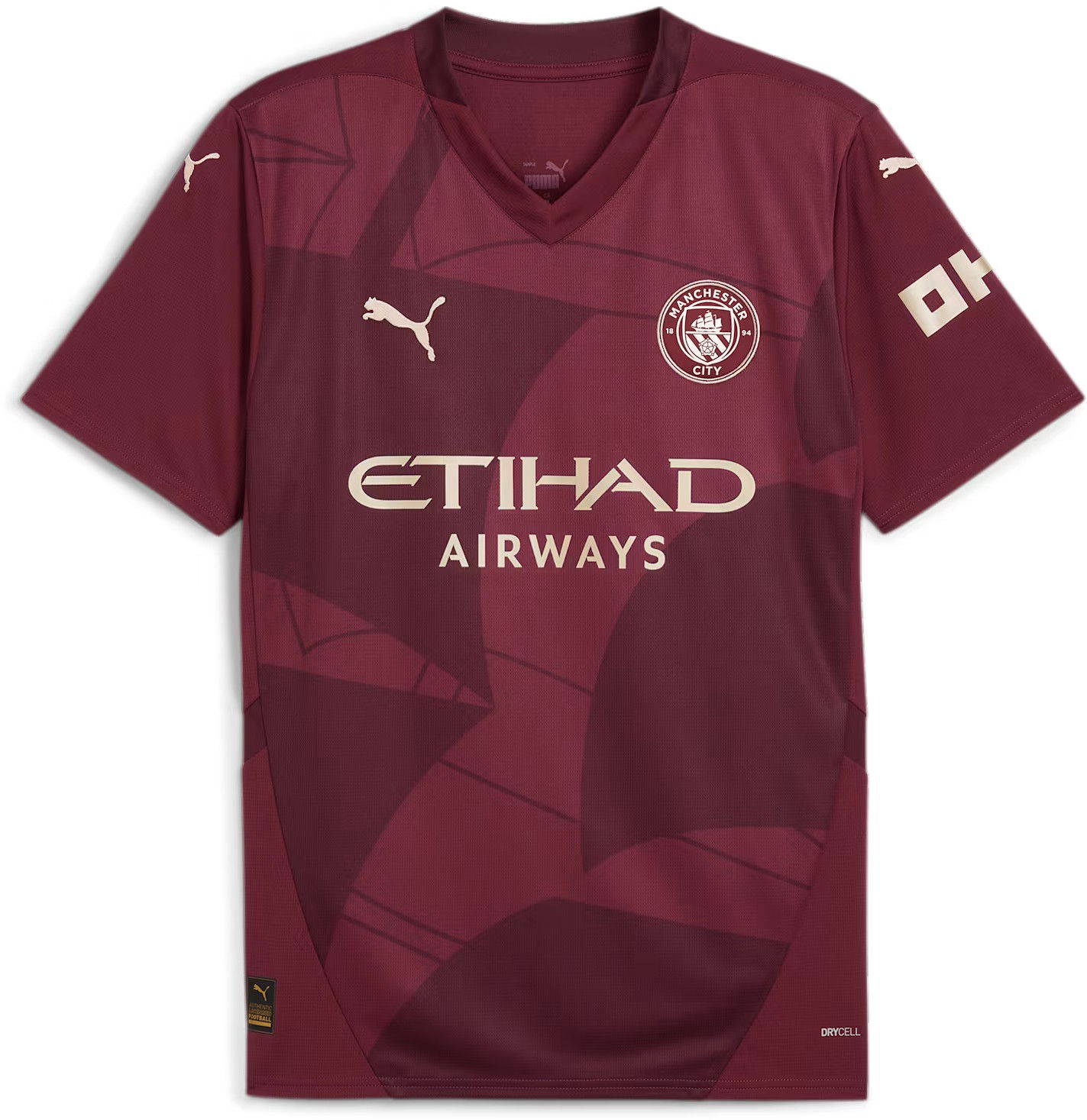 Dres Puma Manchester City 2024/25 3rd Jersey Vínová | 775201-03, 0