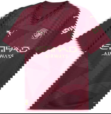 Dres Puma Manchester City 2024/25 3rd Jersey Vínová | 775201-03, 0