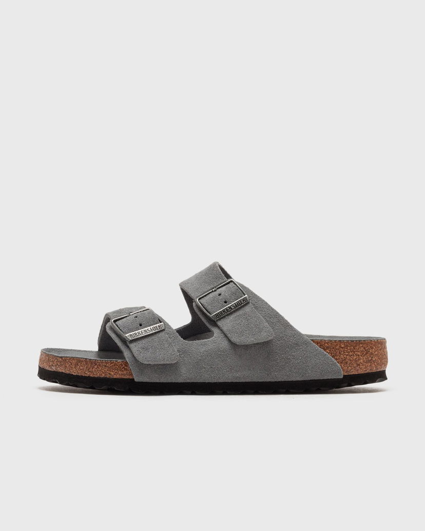 Tenisky a topánky Birkenstock Arizona Soft Footbed Suede Slides Šedá | 1030860