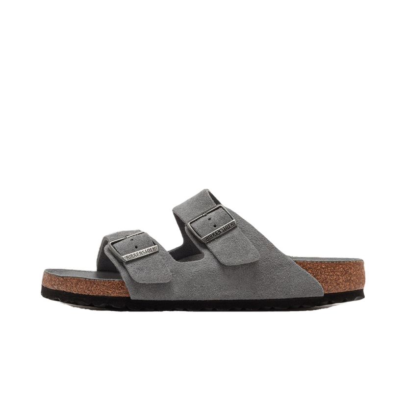 Tenisky a topánky Birkenstock Arizona Soft Footbed Suede Slides Šedá | 1030860