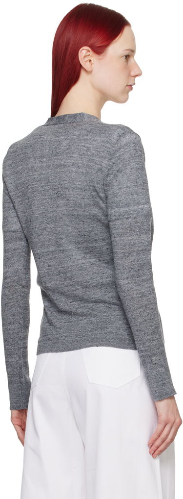 Sveter Max Mara Max Mara Carta Knit Cardigan Šedá | 2419341023600, 2