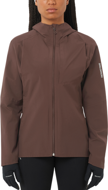 Bunda Salomon Salomon Bonatti Trail Hooded Jacket Hnedá | lc2673800, 0