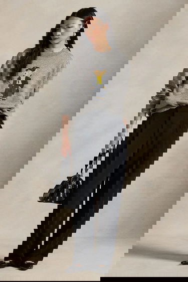 Mikina Polo by Ralph Lauren Polo Bear Print Sweatshirt Šedá | 211A87104, 2