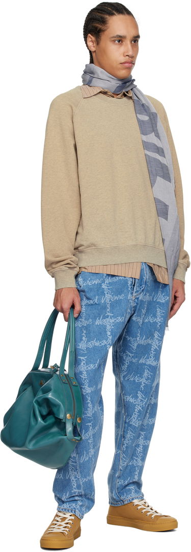 Šál Vivienne Westwood Vivienne Westwood 'Ripped And Ready' Woven Scarf Šedá | 81030137-W014O-, 2