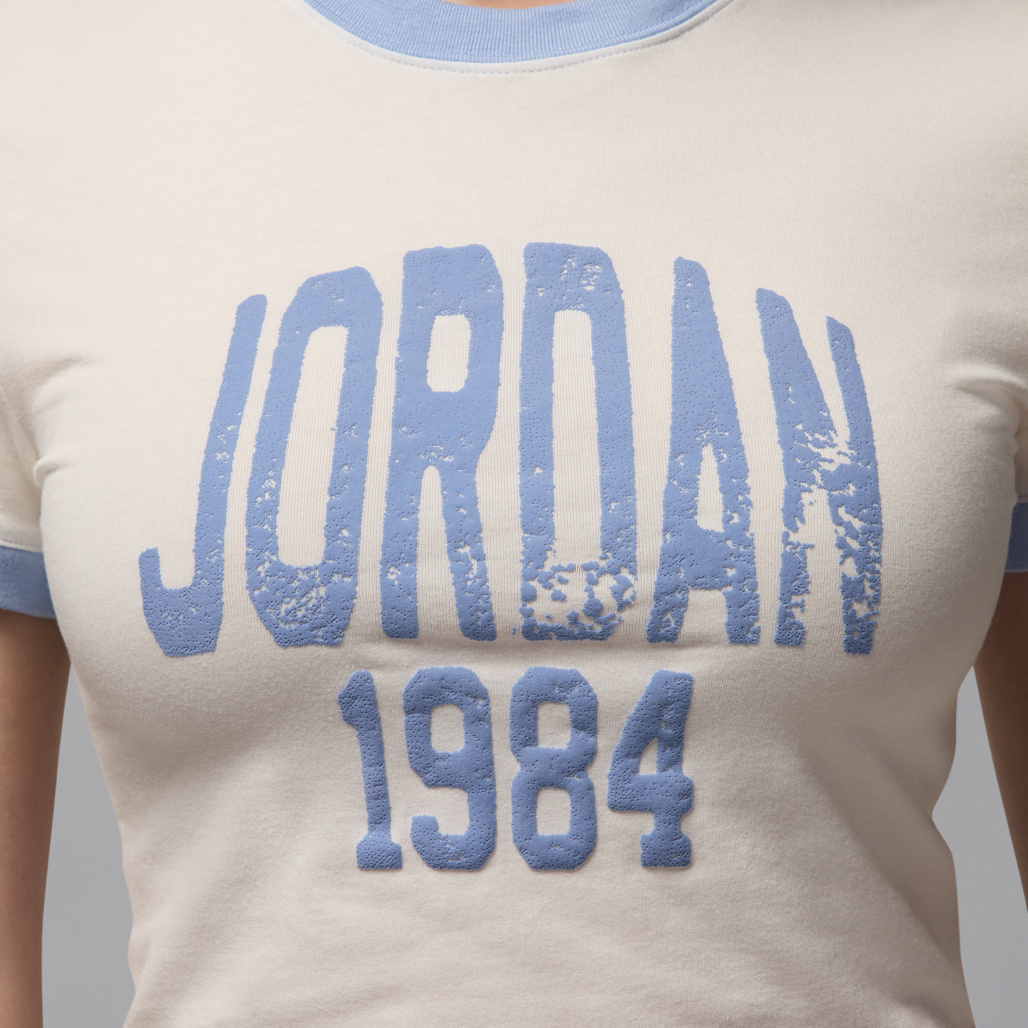 Crop Top Jordan Jordan Cropped Graphic T-Shirt Biela | HJ0196-133, 1