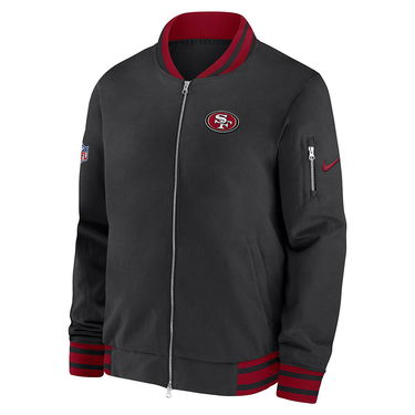 Bunda Nike NFL COACH BOMBER SAN FRANCISCO 49ERS, Čierna | 00ML-00A-73-V6U, 1