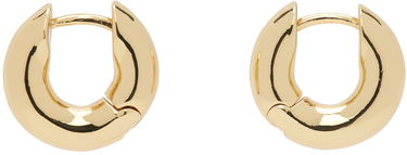 Náušnice Anine Bing ANINE BING Small Bold Link Hoop Earrings Metalická | A-15-3255-920, 0