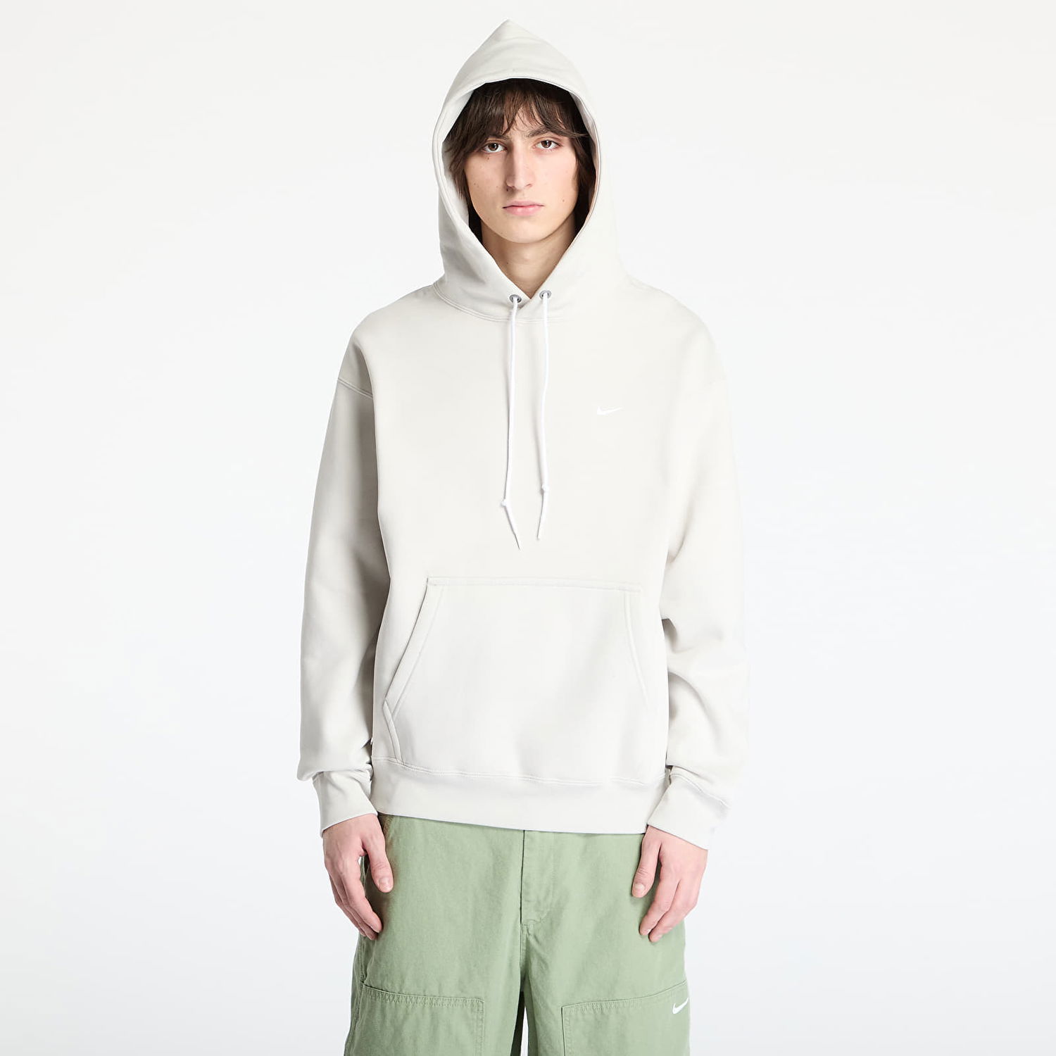 Mikina Nike Solo Swoosh Fleece Pullover Hoodie Béžová | DX1355-072, 0