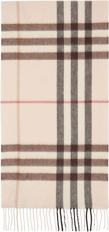 Šál Burberry Check Cashmere Scarf Béžová | 8103011, 0