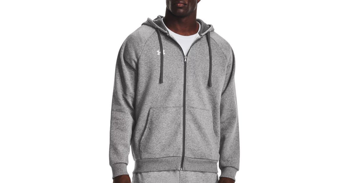 Mikina Under Armour Rival Fleece FZ Šedá | 1379767-025, 1