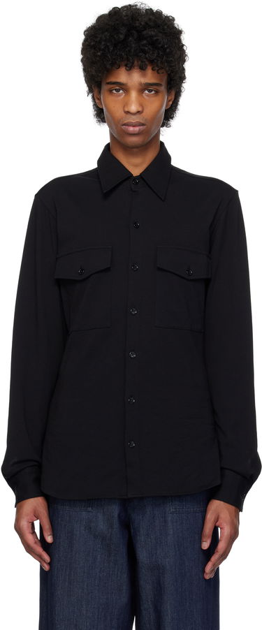 Košeľa Dries Van Noten Dries Van Noten Jersey Shirt Čierna | 251-021118-1603, 0