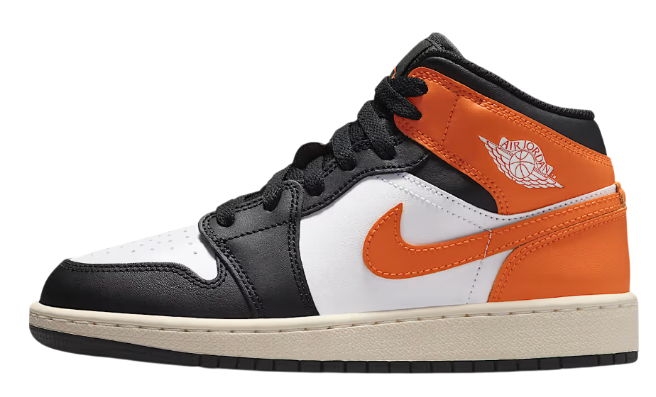 Tenisky a topánky Jordan Jordan 1 Mid Black Toe Oranžová | DQ8423-801, 0