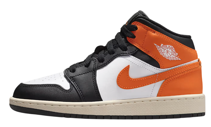 Tenisky a topánky Jordan Jordan 1 Mid Black Toe Oranžová | DQ8423-801