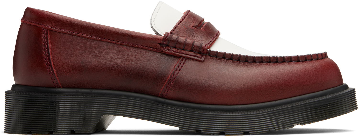 Tenisky a topánky Dr. Martens Penton Two-Tone Leather Loafers Červená | 40635600, 0