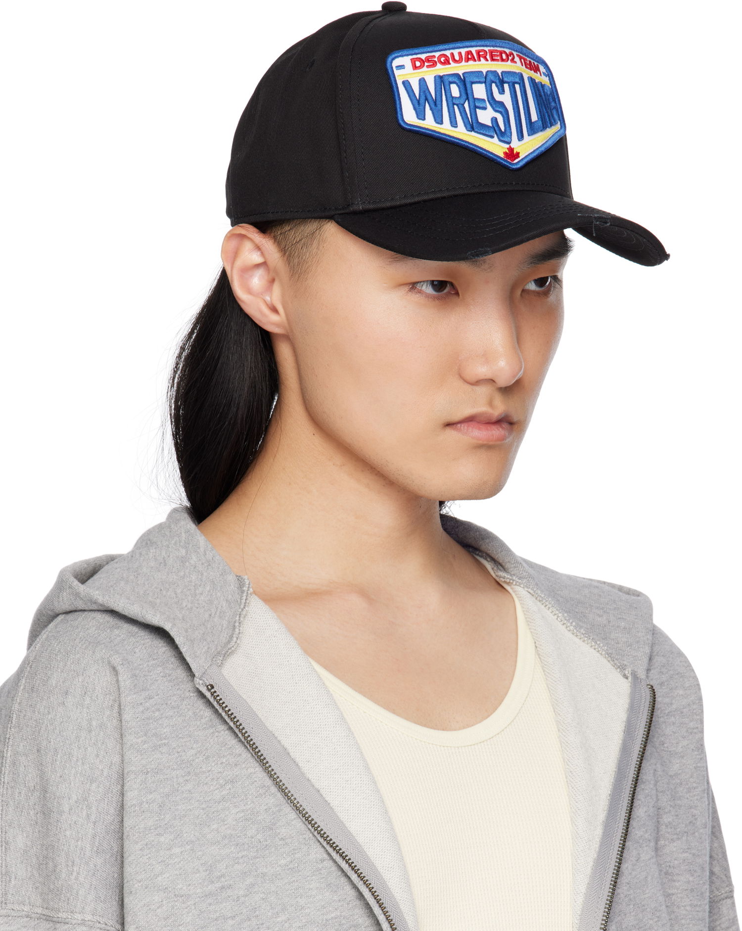 Šiltovka DSQUARED2 Dsquared2 Boxeur Wrestling Baseball Cap Čierna | BCM0902-05C00001-2124, 1