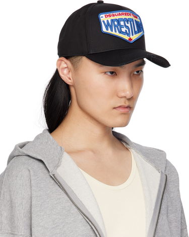 Šiltovka DSQUARED2 Dsquared2 Boxeur Wrestling Baseball Cap Čierna | BCM0902-05C00001-2124, 1