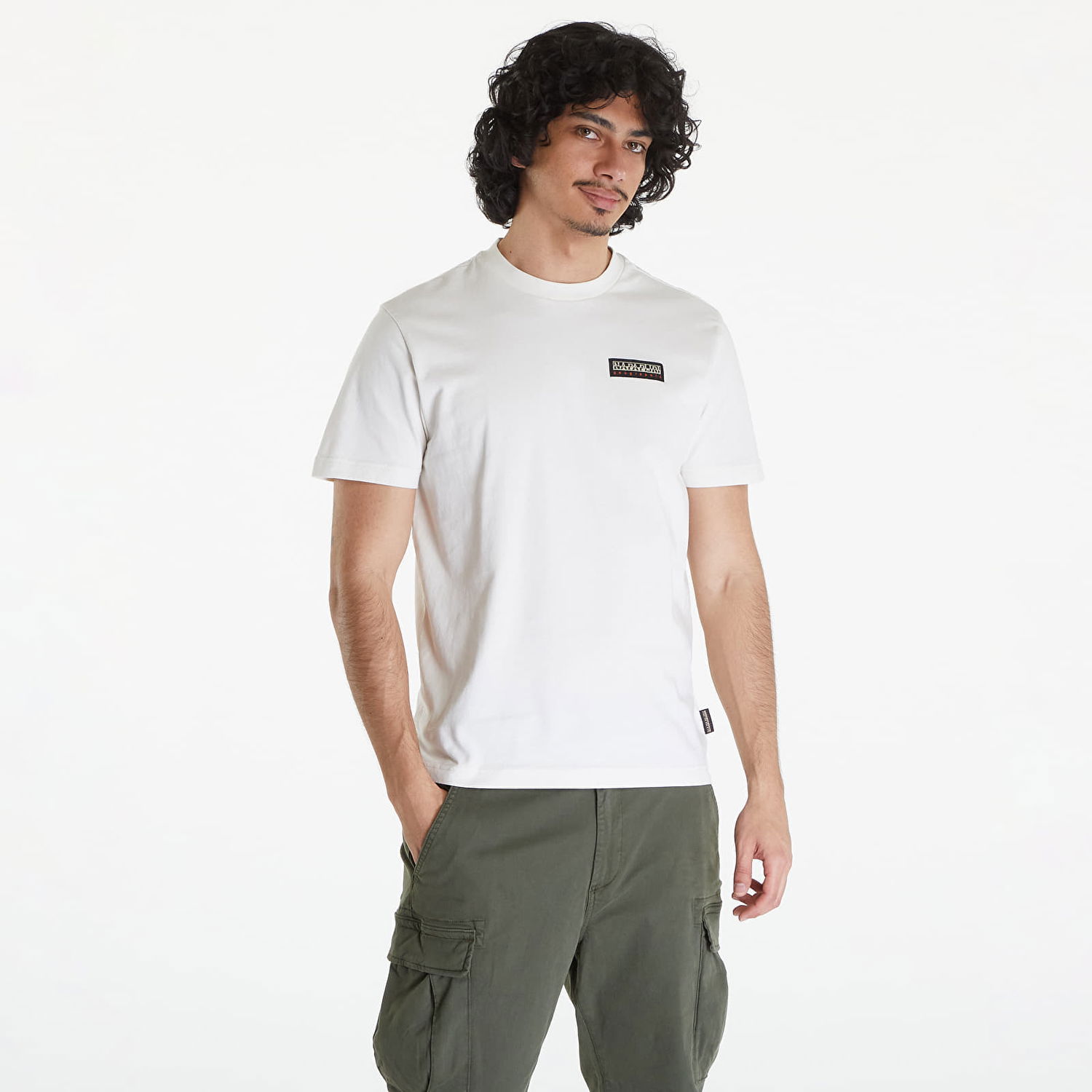 Tričko Napapijri S-Iaato Tee Beige Béžová | NP0A4HFZN1A1, 0