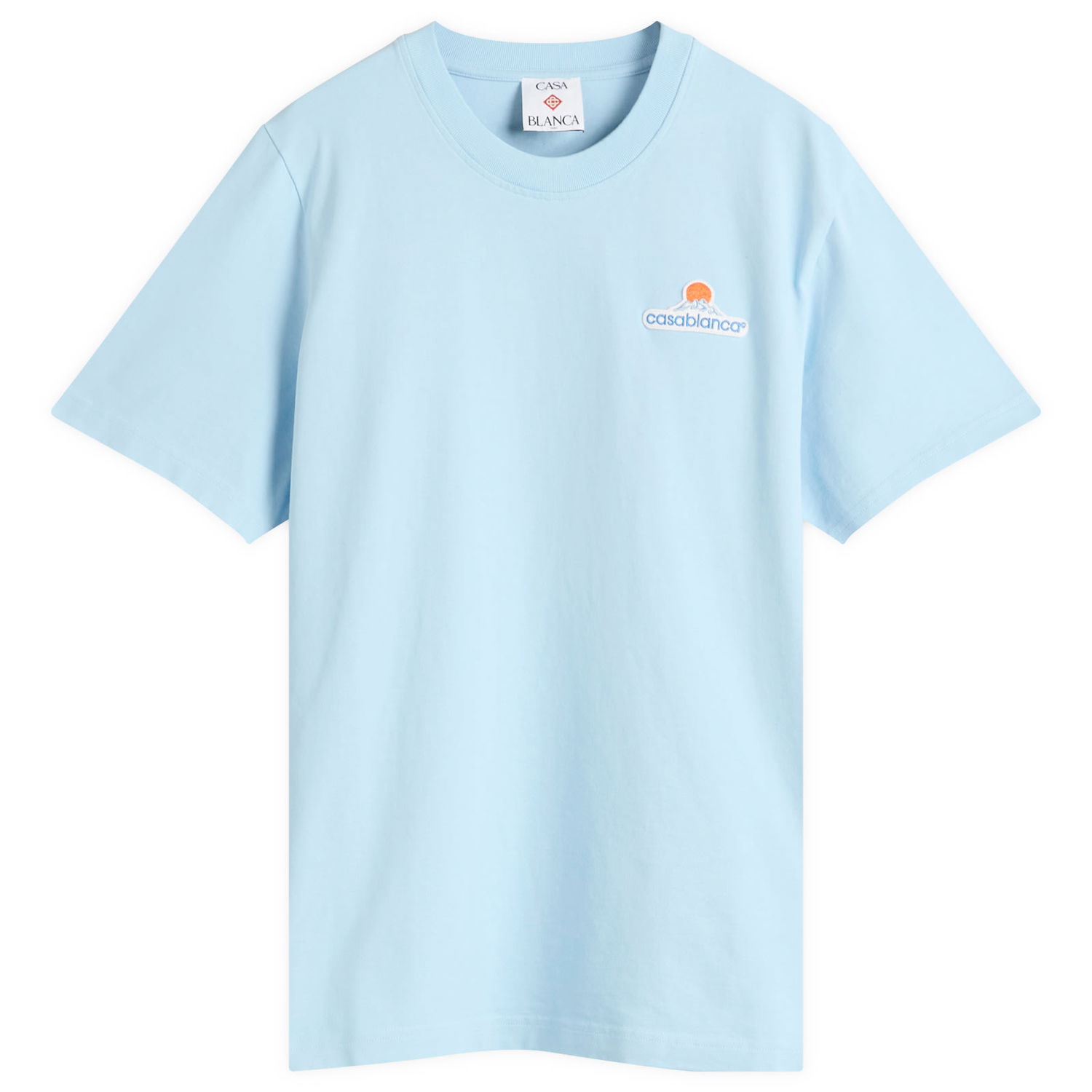 Tričko Casablanca Casablanca Montagne Patch T-Shirt, Size Large Modrá | MPF25-JTS-001-07, 0