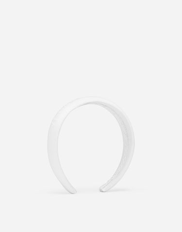 Náramok Dolce & Gabbana Dolce & Gabbana Poplin Hairband With Logo Biela | LB3L54G7NYSW0800, 0