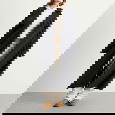 Trenčkot SKIMS Boyfriend Fleece Trench Coat Čierna | LS-LST-8018W-ONX, 2