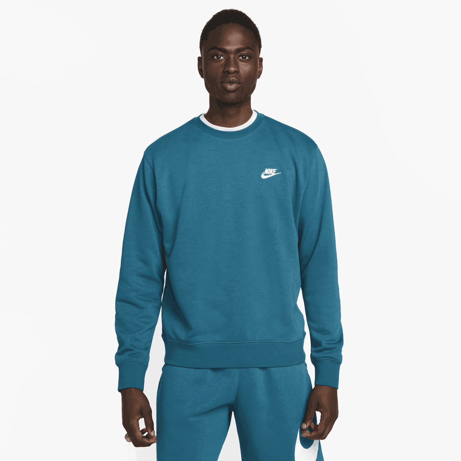 Mikina Nike Sportswear Club Tyrkysová | BV2666-381, 0