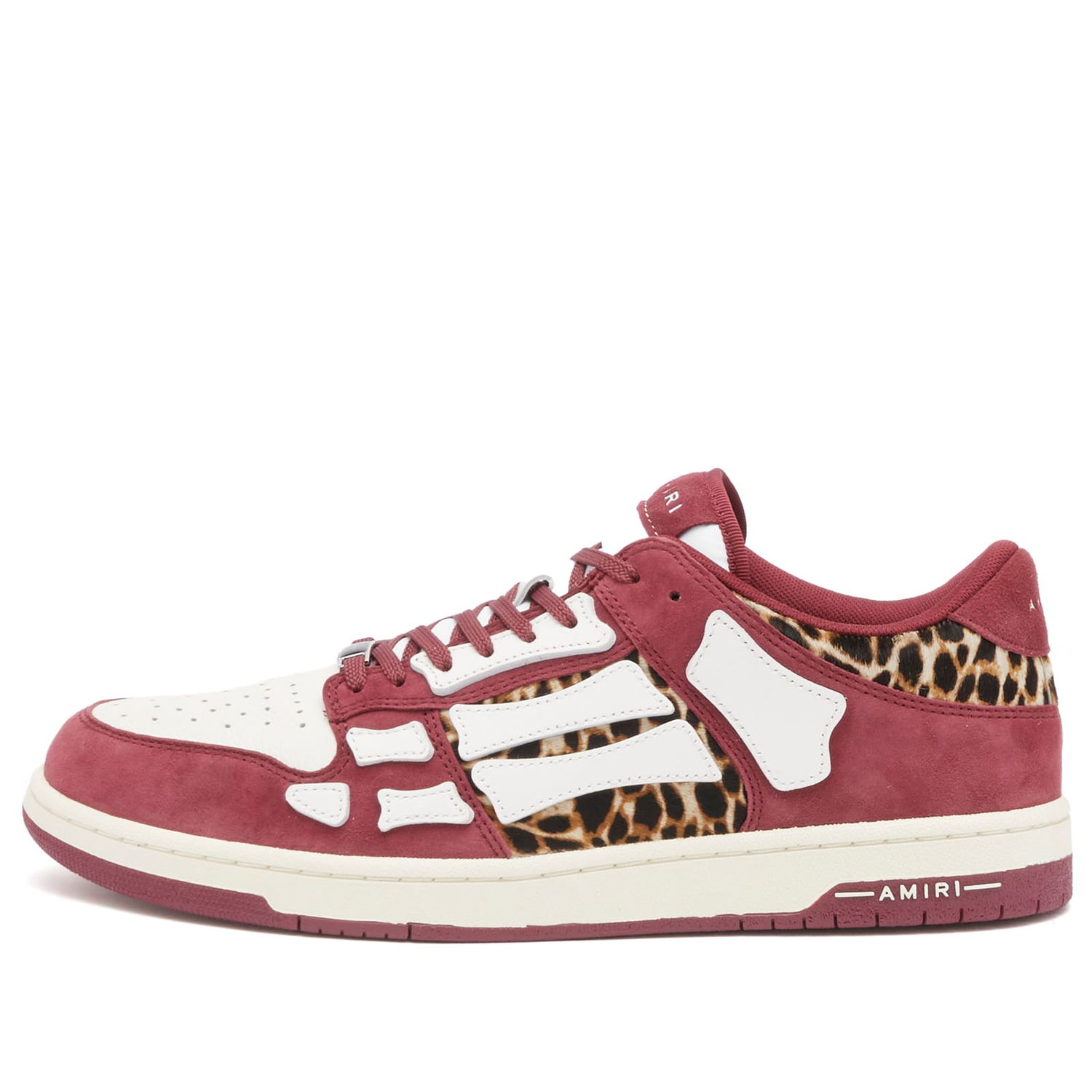 Tenisky a topánky AMIRI Leopard Skel Top Low Sneaker Vínová | AMFOSR1058-652, 0
