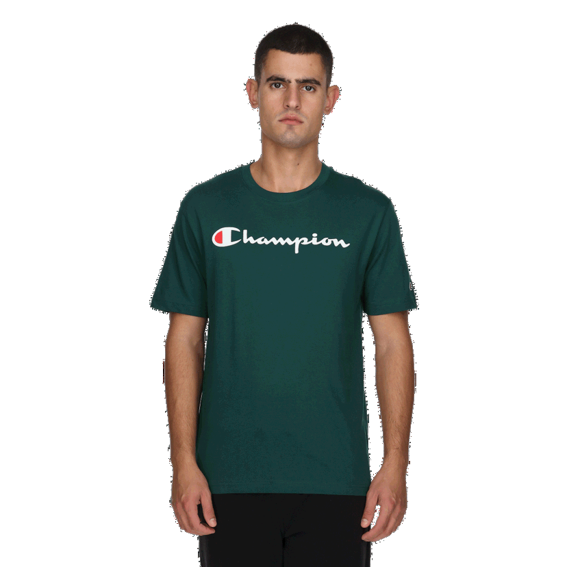 Tričko Champion Short Sleeve Crew Neck Graphic T-Shirt Zelené | 220256-GS502