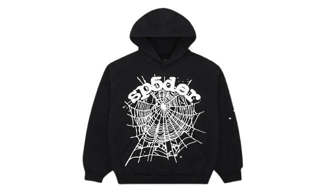 Mikina Sp5der Sp5der OG Web Hoodie L Čierna | SPIDER2, 0