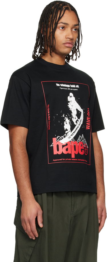 Tričko BAPE Kazuki Kuraishi Edition Skate Relaxed Fit T-shirt Čierna | 001CSL831904C, 1