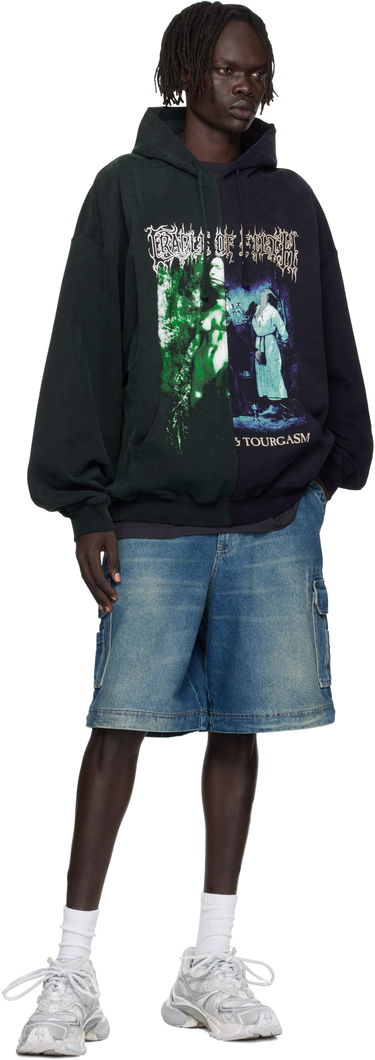 Mikina VETEMENTS Vetements Cradle of Filth Cut-Up Oversized Hoodie Rôznofarebný | UCF76HD850EN, 3