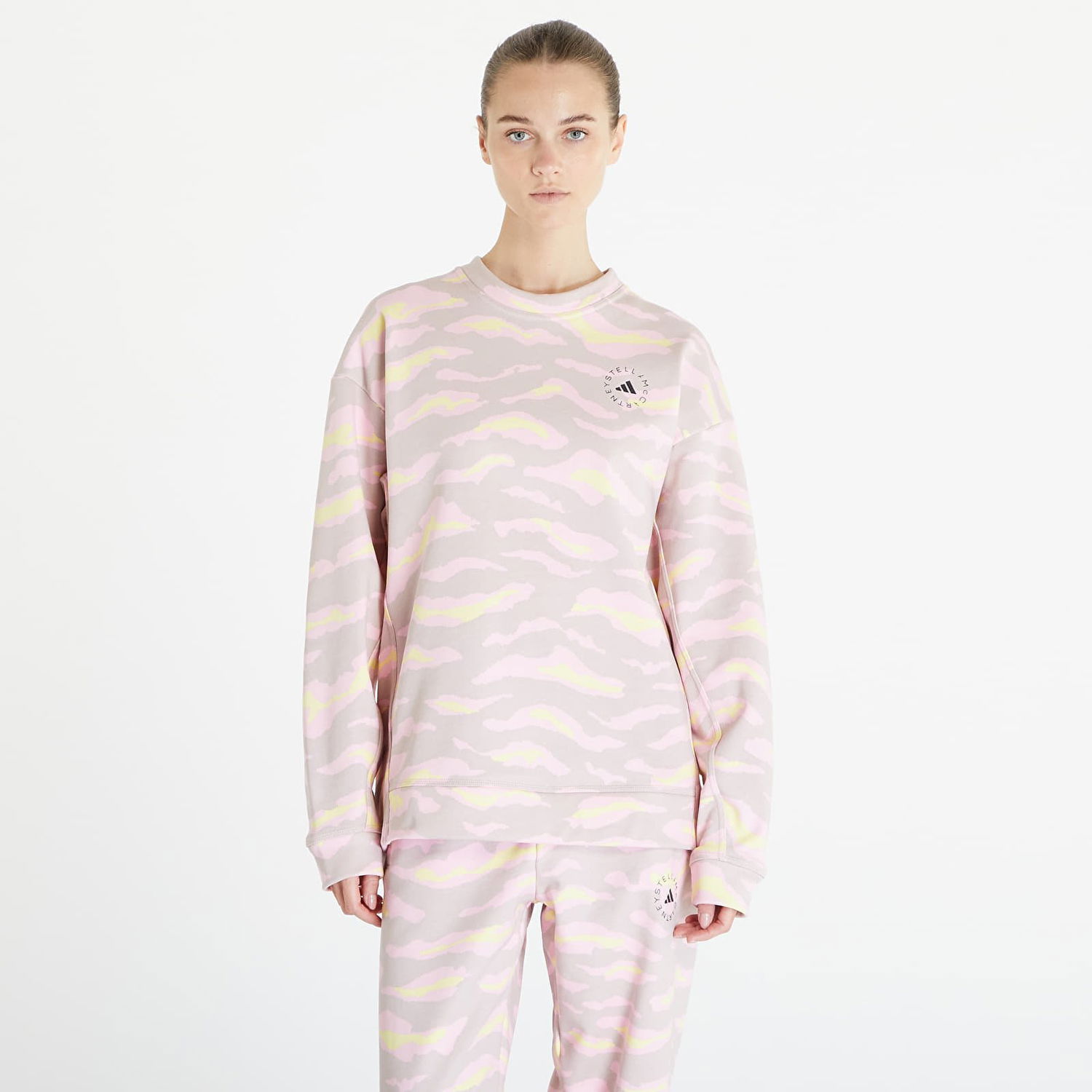 Mikina adidas Performance Stella McCartney x Sweatshirt Ružová | IN3633, 0