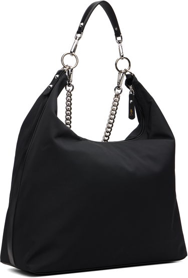 Kabelka R13 Large Nylon Hobo Bag with Chain Čierna | R13WA063-A010, 2