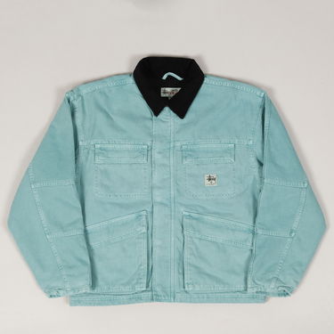 Bunda Stüssy Stussy Washed Shop Jacket Tyrkysová | 115589 0872, 0